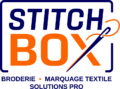 Logo Stitch Box – Broderie et marquage textile en Alsace